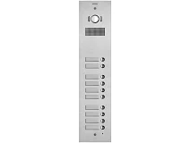 VIMAR Vimar 41530 Placca Steely 2F+ A/V 10 puls. acciaio