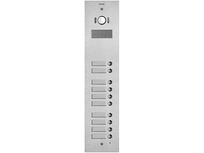 VIMAR Vimar 41530 Placca Steely 2F+ A/V 10 puls. acciaio