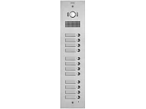 VIMAR Vimar 41532 Placca Steely 2F+ A/V 12 puls. acciaio
