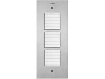 VIMAR Vimar 41542 Placca Steely 2F+ portanomi acciaio