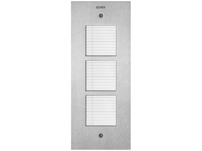 VIMAR Vimar 41542 Placca Steely 2F+ portanomi acciaio