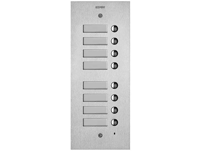 VIMAR Vimar 41543 Placca Steely 2F+ 8 puls. suppl. acciaio