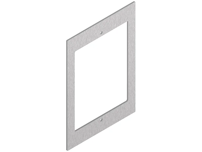 VIMAR Vimar 41581 Adattatore per placca Flat 1M acciaio