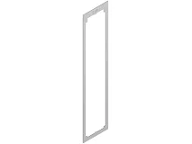 VIMAR Vimar 41584 Adattatore per placca Flat 4M acciaio