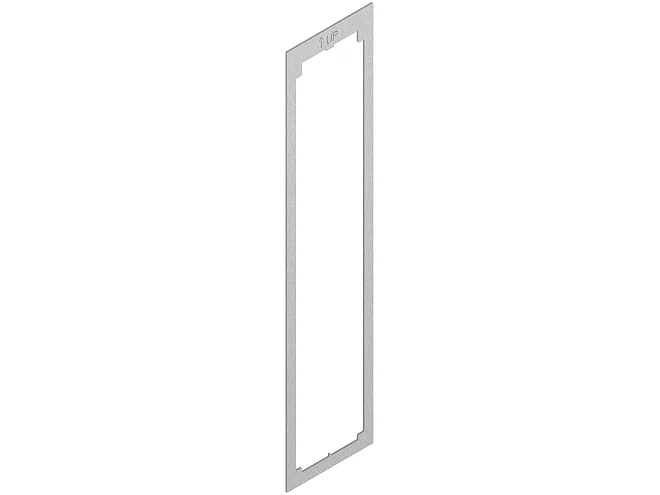 VIMAR Vimar 41584 Adattatore per placca Flat 4M acciaio