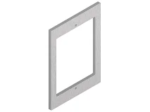 VIMAR Vimar 41585 Adattatore retrofit scatola 9191 acciaio