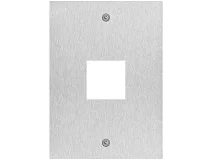 VIMAR Vimar 41596 Placca Steely foro lettore 4x4 acciaio
