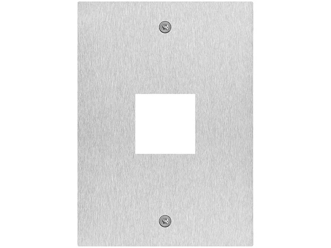 VIMAR Vimar 41596 Placca Steely foro lettore 4x4 acciaio