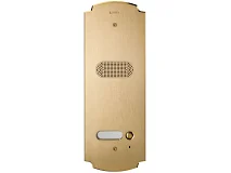 VIMAR Vimar 41601 Placca Patavium 2F+ audio 1 puls. ottone