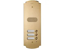 VIMAR Vimar 41603 Placca Patavium 2F+ audio 3 puls. ottone