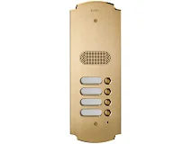 VIMAR Vimar 41604 Placca Patavium 2F+ audio 4 puls. ottone