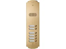 VIMAR Vimar 41606 Placca Patavium 2F+ audio 6 puls. ottone