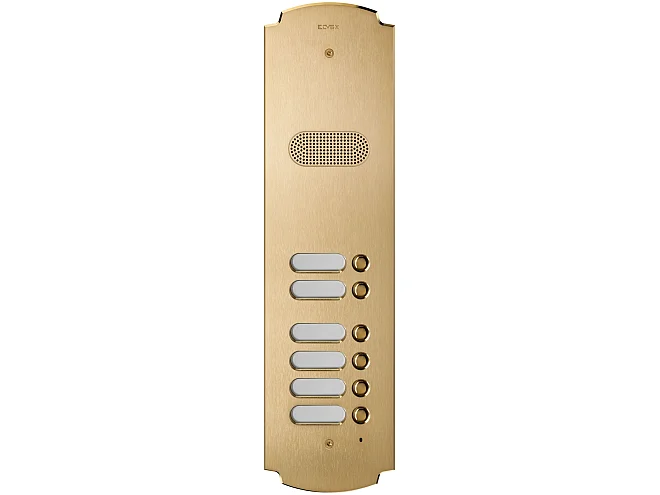 VIMAR Vimar 41606 Placca Patavium 2F+ audio 6 puls. ottone