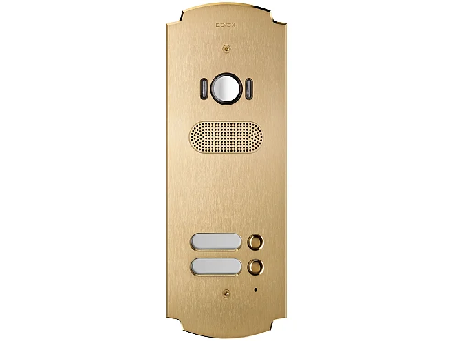 VIMAR Vimar 41622 Placca Patavium 2F+ A/V 2 puls. ottone