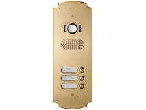 VIMAR Vimar 41623 Placca Patavium 2F+ A/V 3 puls. ottone