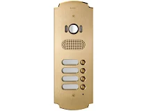 VIMAR Vimar 41624 Placca Patavium 2F+ A/V 4 puls. ottone