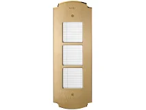 VIMAR Vimar 41642 Placca Patavium 2F+ portanomi ottone