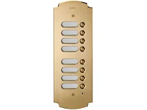 VIMAR Vimar 41643 Placca Patavium 2F+ 8 puls.suppl. ottone