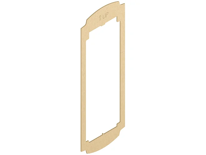 VIMAR Vimar 41682 Adattatore per placca Flat 2M ottone