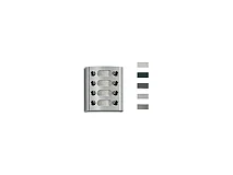 VIMAR Vimar 8008 Modulo con 8 tasti grigio luce