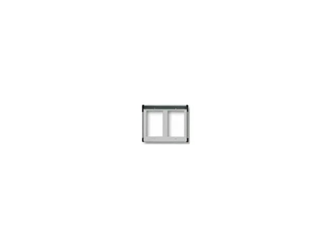 VIMAR Vimar 9221 Cornice per 2 moduli 2x1 grigio luce
