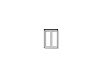 VIMAR Vimar 9222 Cornice per 4 moduli 2x2 grigio luce