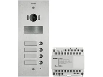VIMAR Vimar K41524 Kit Steely 2F+ A/V 4 pulsanti acciaio