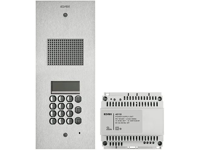 VIMAR Vimar K41540 Kit Steely 2F+ audio tast.+disp.acciaio