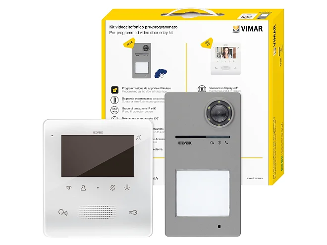 VIMAR Vimar K7559.R Kit videocit.2F+espan.TabFree4,3in+40170