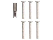 VIMAR Vimar R120 Kit 6 viti + chiave Pixel Up inox