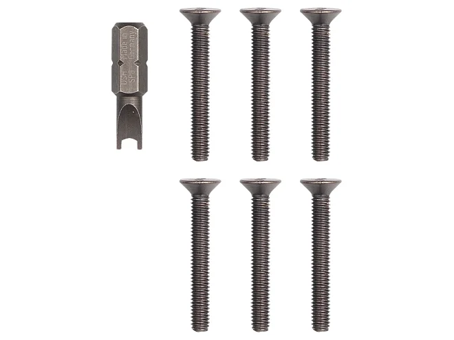 VIMAR Vimar R122 Kit 6 viti + chiave Pixel Up black