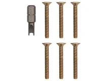 VIMAR Vimar R124 Kit 6 viti + chiave Pixel Up champagne