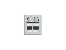 VIMAR Vimar RPC5 Modulo a/v x RPR1-01-2-3 grigio luce