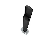 CAME CAME 001DIR-LN DIR-LN Colonnina In Alluminio Nero Nera H 500 Mm 50 Cm