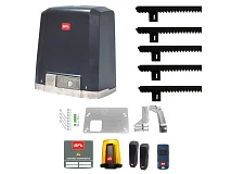 BFT BFT DEIMOS BT B400 2618183 Kit Con 5 MT Cremagliera Automazione 24V 400 Kg Per Cancelli Scorrevoli