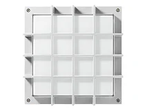 PERFORMANCE IN LIGHTING PERFORMANCE IN LIGHTING BLIZ SQUARE 40/G 304784 Apparecchio illuminazione LED da parete e soffitto