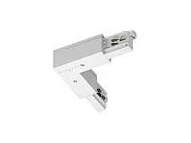 PERFORMANCE IN LIGHTING PERFORMANCE IN LIGHTING 310832 Giunto a L - chiave meccanica interna / messa a terra esterna WH-RAL9010 / Bianco RAL9010