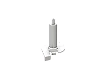 PERFORMANCE IN LIGHTING PERFORMANCE IN LIGHTING 310744 Clip con tenditore automatico per fissaggio rapido WH-RAL9010 / Bianco RAL9010