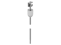 PERFORMANCE IN LIGHTING PERFORMANCE IN LIGHTING 310770 Staffa per fissaggio a soffitto, dado M6, rosone in plastica, barra filettata M6 lunghezza 1 m