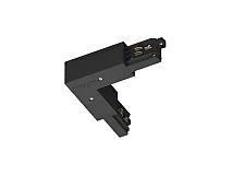 PERFORMANCE IN LIGHTING PERFORMANCE IN LIGHTING 310824 Giunto a L - chiave meccanica esterna / messa a terra interna BK-RAL9005 / Nero RAL9005