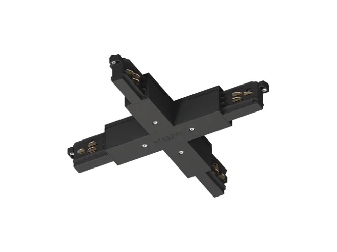 PERFORMANCE IN LIGHTING PERFORMANCE IN LIGHTING 310873 Giunto a X BK-RAL9005 / Nero RAL9005