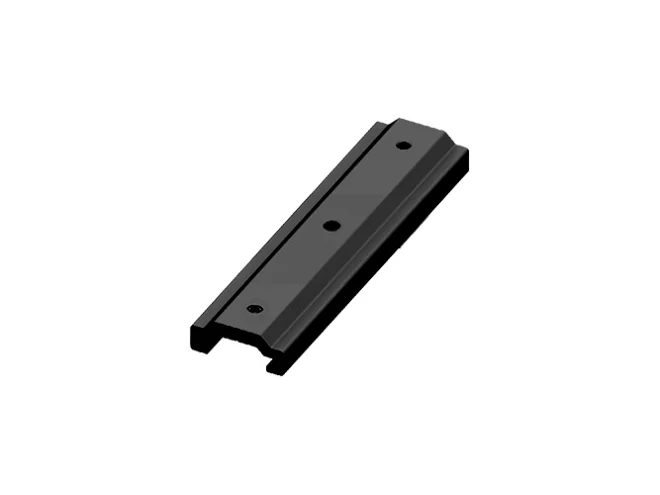 PERFORMANCE IN LIGHTING PERFORMANCE IN LIGHTING 311052 Staffa media per sospensioni con foro per tenditore automatico (100 mm) BK-RAL9005 / Nero RAL9005