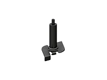 PERFORMANCE IN LIGHTING PERFORMANCE IN LIGHTING 310742 Clip con tenditore automatico per fissaggio rapido BK-RAL9005 / Nero RAL9005