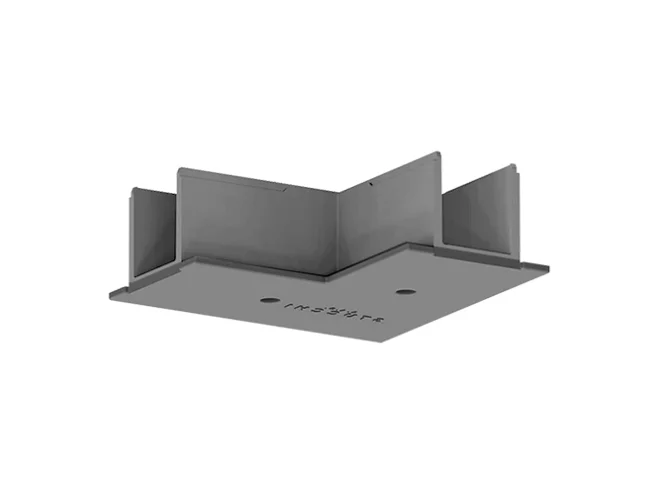 PERFORMANCE IN LIGHTING PERFORMANCE IN LIGHTING 310683 Copertura da controsoffitto per giunto a L GR-RAL7035 / Grigio RAL7035