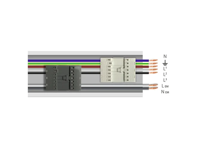 PERFORMANCE IN LIGHTING PERFORMANCE IN LIGHTING 310564 RAIL-M TRY 7P EM - L 2870 mm (4 staffette inox incluse) WH-RAL9003 / Bianco WH-RAL9003