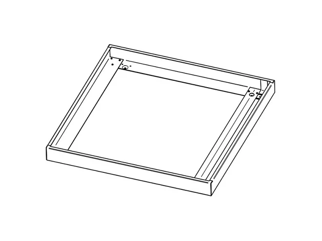 PERFORMANCE IN LIGHTING PERFORMANCE IN LIGHTING 86256010 Kit montaggio a superficie WH-RAL9016 / Bianco RAL9016