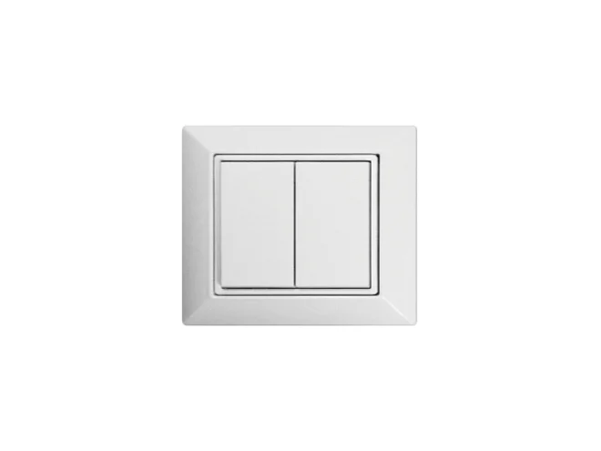 PERFORMANCE IN LIGHTING PERFORMANCE IN LIGHTING 3122587 Doppio interruttore a parete wireless WH-87 / Bianco