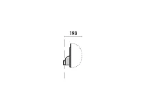 PERFORMANCE IN LIGHTING PERFORMANCE IN LIGHTING 000790 Mensola a parete vert. angolare BK-81 / Nero