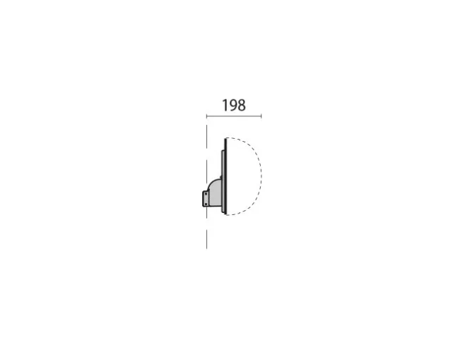 PERFORMANCE IN LIGHTING PERFORMANCE IN LIGHTING 000790 Mensola a parete vert. angolare BK-81 / Nero