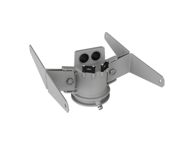 PERFORMANCE IN LIGHTING PERFORMANCE IN LIGHTING LTF1A2122 Supporto testa palo doppio GUELL 1+ GR-94 / Grigio metallizzato